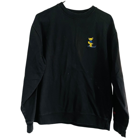 Teton Gravity Research Other - Teton Gravity Research Grateful Dead Skiing Bear Sweatshirt Black Mens Large